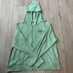 Under Armour Mint Green Zip-Up, 1X
